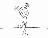 Coloring Swimsuit Boy Coloringcrew sketch template