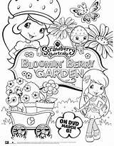 Coloring Strawberry Shortcake Pages Printable Berry Print Garden Brick Road Berrykins Dvd Fun Winners Giveaways Each Bloomin Kids sketch template