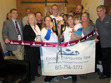 escape tranquility spa opens  dekalb shaw local