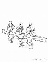 Canoe Coloring River Pages Colouring Hellokids Print Color sketch template