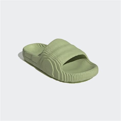 Adilette 22 Slides Green Unisex Swim Adidas Ca