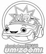 Umizoomi Team Coloring Nickelodeon Size Print sketch template