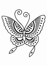 Papillon Coloriage Vlinders Colorier Ailes Schmetterlinge Kleurplaat Hugolescargot Kleurplaten Ethnique Motif Malvorlage Papillons Persoonlijke Imprimer Stimmen Vlinder sketch template