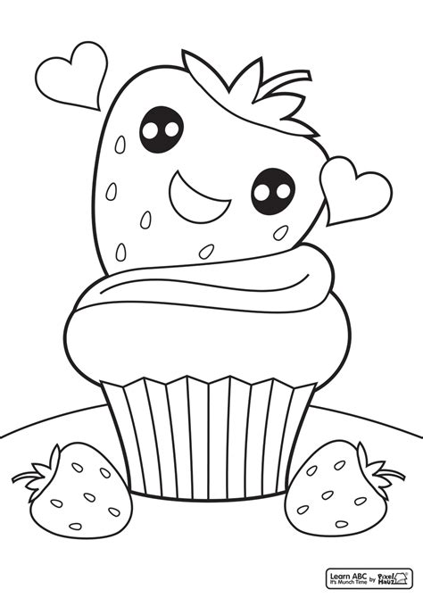 nice cupcake coloring pages  cupcake coloring pages coloringtone