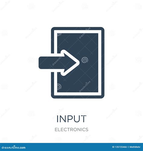 input icon  trendy design style input icon isolated  white background stock vector