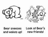 Bear Snores Emergent Reader Meaghan Kimbrell sketch template