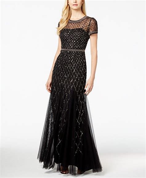 formal dresses macys dresses formal ball gowns black beaded dress