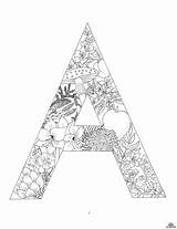 Alphabet Malvorlagen Erwachsene Ausmalen Zentangle Leslie Tillett sketch template