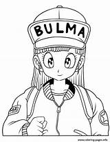 Bulma Ball Coloring Dragon Pages Girl Printable Color Gif Book sketch template