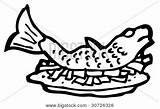 Chips Fish Dessin Colorier Coloriage Lightbox Create sketch template