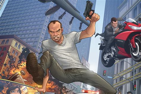 Wallpaper Grand Theft Auto V Patrick Brown Art Hd