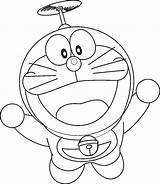 Doraemon Coloring Pages Kids Color sketch template
