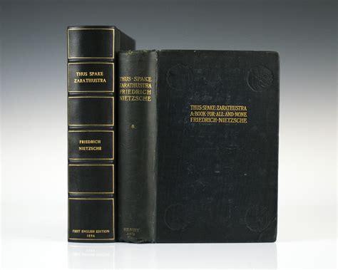 Thus Spake Zarathustra Friedrich Nietzsche First Edition Rare