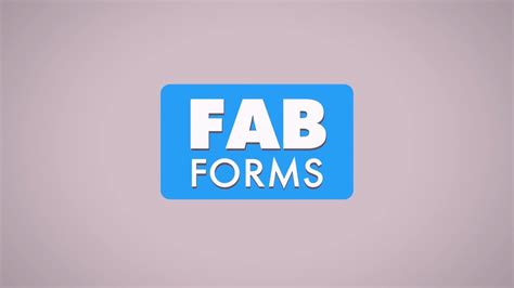 fab forms
