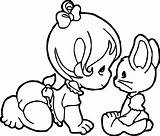 Coloring Baby Pages Bunny Girl Cartoon Rabbit Girls Drawing Cool Colouring Precious Moments Sheets Kids Printable Print Clipartmag Boy Getdrawings sketch template