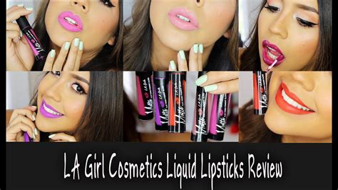 la girl cosmetics matte pigment gloss review resena intro especial ydelays youtube