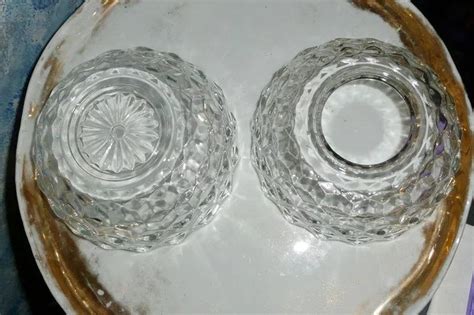 Jeannette Glass Cube Or Cubist Pattern Round Candle Holder Cixi S