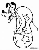 Pluto Disneyclips Balancing sketch template