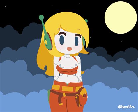 Rule 34 Blonde Hair Blue Eyes Breasts Cave Story Color Curly Brace