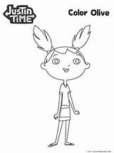 Justin Time Coloring Pages Colorir Hora Do Printable Kids Color Open Colouring Print Birthdays Sprout sketch template