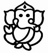 Ganesha Drawing Ganesh Coloring Simple Outline Ji Pages Lord Clipart Sketch Easy Drawings Template Kids Colouring Clip Baby Cliparts Sketches sketch template