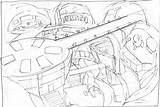 Batcave Cave Process Perspective Scanned Building Thumbnail After sketch template