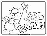 Timmy Coloring Time Sheets Pages Colouring Disney Shaun Sheep Books Choose Board Au sketch template
