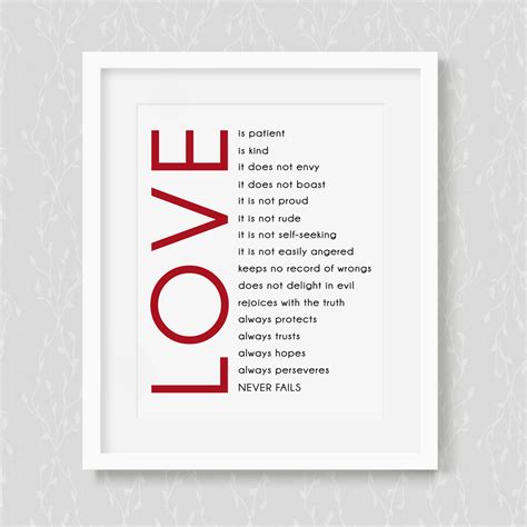 Love Is Patient Art Print