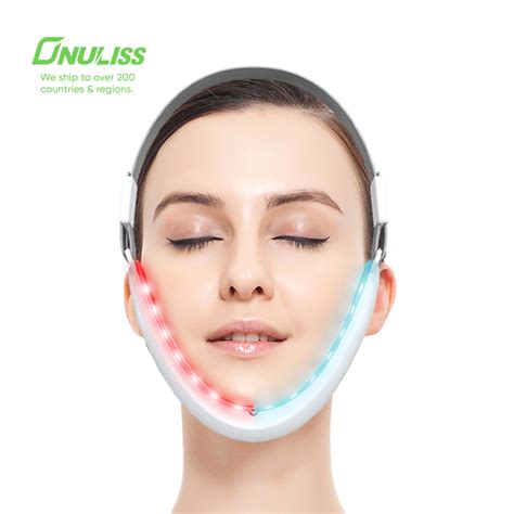 microcurrent v face shape face lifting facial slimming massager double