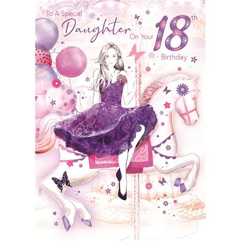 Age Relation Cards Bella Daughter 18th Birthday Card Co Be034