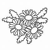 Flowers Coloring Pages Flower Gif Bw sketch template
