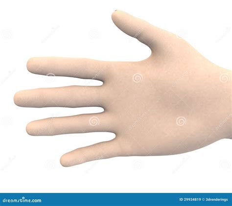 menschliche hand palme stock abbildung illustration von blind