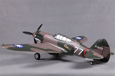 Fms P 40b Flying Tiger V2 980mm Artf Rc Plane No Tx Rx Batt Chgr