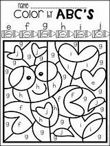 Color Uppercase Lowercase Abc Valentine Code Preview Abcs sketch template
