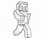 Minecraft Coloring Pages Printable Character Kids Print Sheets Steve Color Colouring Characters Mobs Sword Diamond Craft Boys Mine Yumiko Fujiwara sketch template