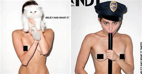 Full Frontal Nudity Miley Cyrus Simulates Oral Sex In