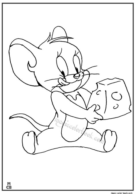 jerry coloring pages  getdrawings
