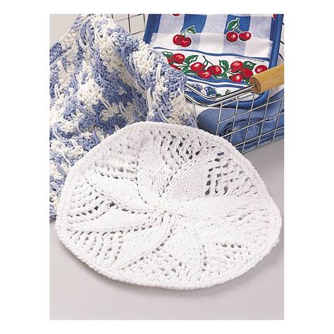 pattern lily sugar  cream doily style dishcloth hobbycraft