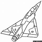 Coloring Pages Jet Airplane Fighter Mirage 2000 Military Clipart Plane Drawing Thecolor Kids Airplanes Adult Colors Stained Glass Book French sketch template