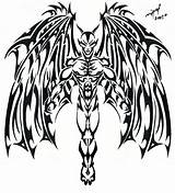 Devil Tattoo Wings Drawing Tribal Deviantart Demons Wing Designs Gargoyle Angel Stencils Angels Heart Stencil Lack Wonderful Style Tattoos Getdrawings sketch template