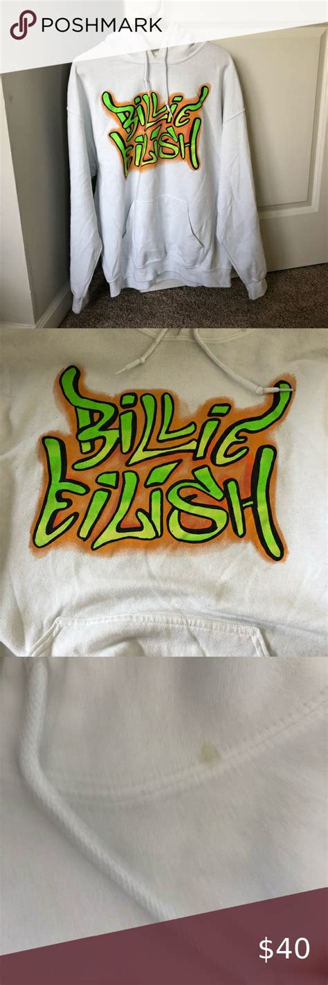 official billie eilish neon graffiti hoodie billie eilish hoodies neon