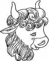 Buffalo Head Bison Pages Coloring Drawing Template Getdrawings sketch template