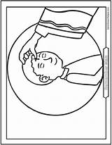 Ash Wednesday Coloring Pages Lent Printable Boy Ashes Receiving Girl sketch template