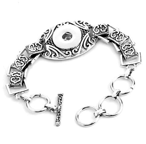 buy vintage silver crystal bracelet for women bohemian