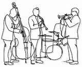 Jazz Band Coloring Pages Music Club Template Getdrawings sketch template