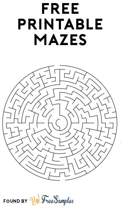 1000 free printable maze booklets yo free samples