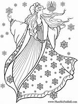 Coloring Fairy Kleurplaat Colorare Fata Hada Malvorlage Dll Pheemcfaddell Sprite Malvorlagen Kolorowanki Snow Zimowe Odwiedź sketch template