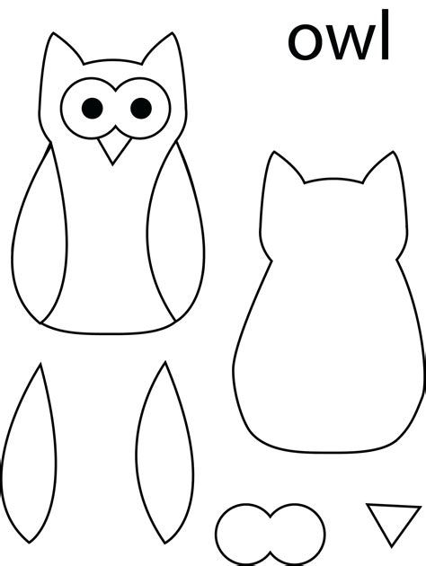 owl craft printable