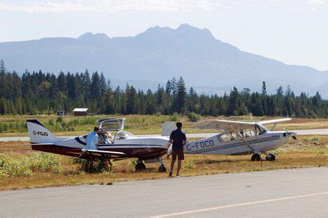fly  series attracts general aviation pilots  port albernis airport bc general