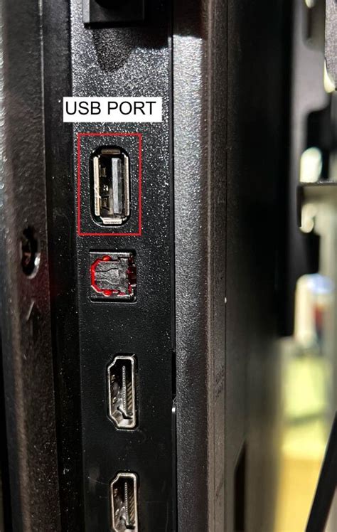 samsung tv usb ports video formats supported power